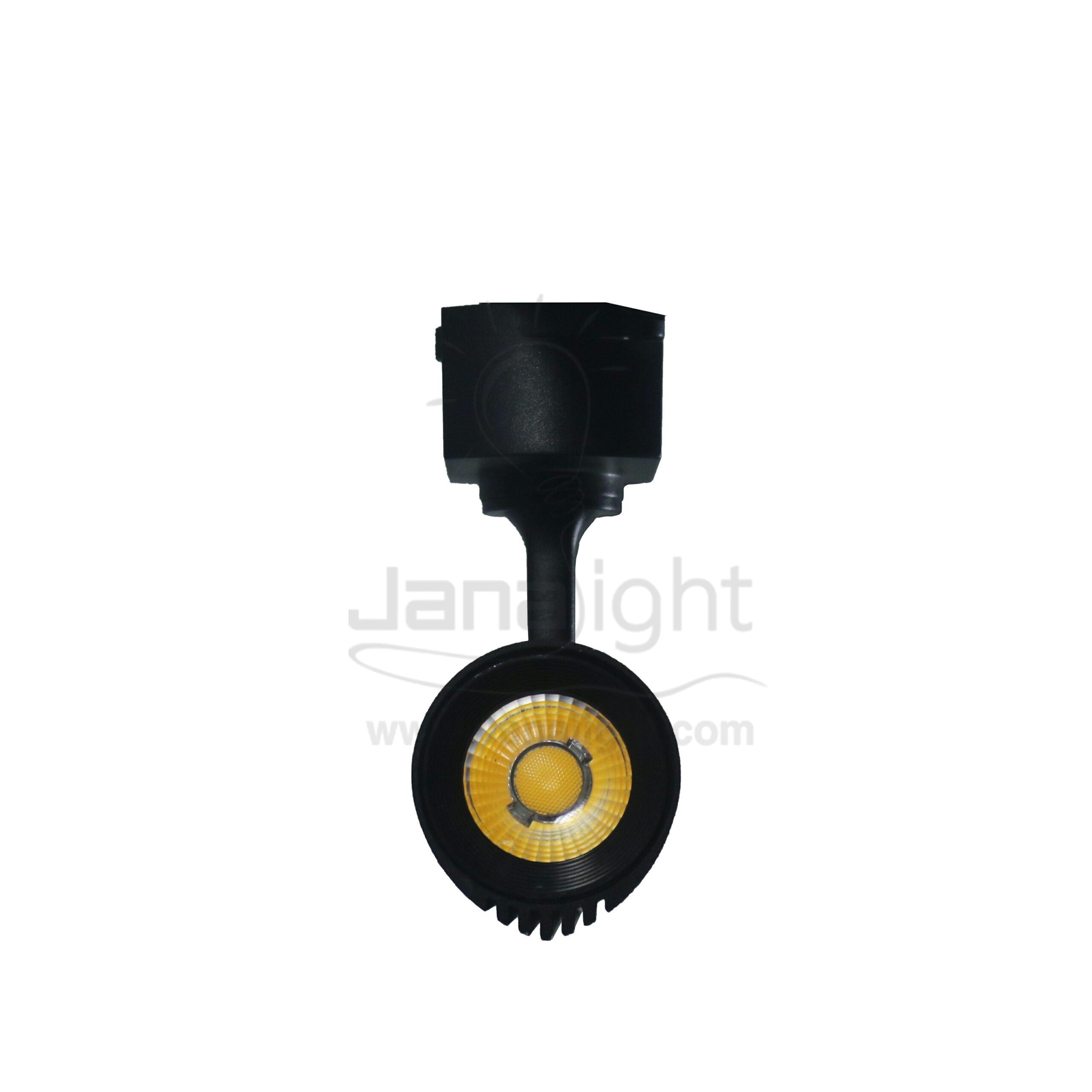 سبوت لايت تراك سبوت تراك 10 وات اسود وورم جنى لايت 011 Black Warm 10 Watt JANALIGHT Track Light Spot