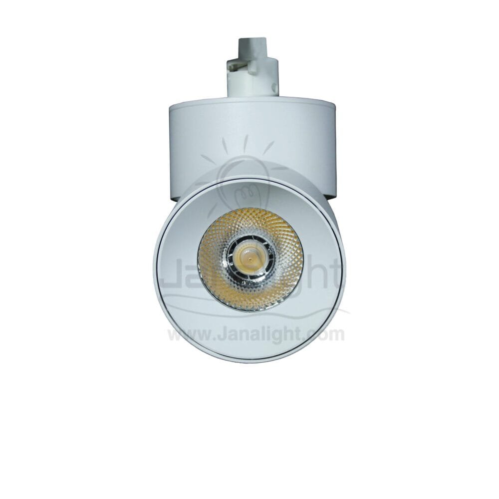 تراك سبوت لايت سلندر ابيض cob متحرك 20 وات وورم cylinder track light 20w warm