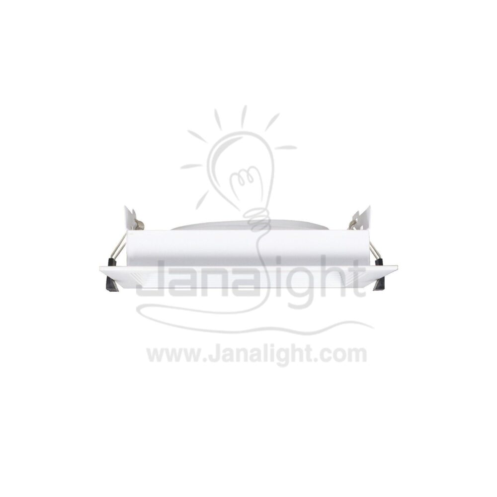 جسم سبوت لايت فارغ 1عين ابيض كبير Single Large Square White SpotLight Frame