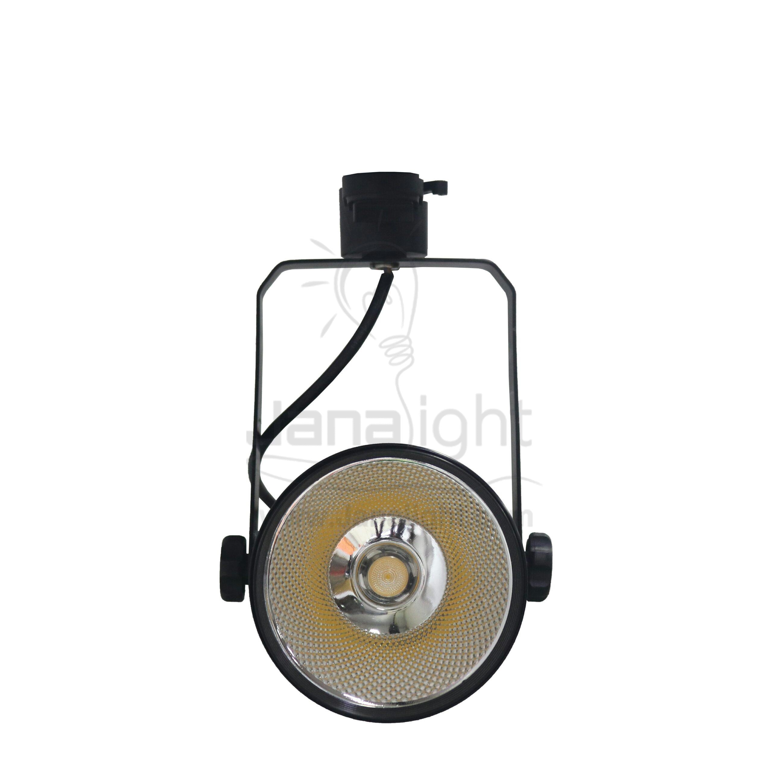 سبوت لايت تراك سبوت تراك 30 وات اسود وورم كود 518 Black Warm 30 Watt Track Light Spot