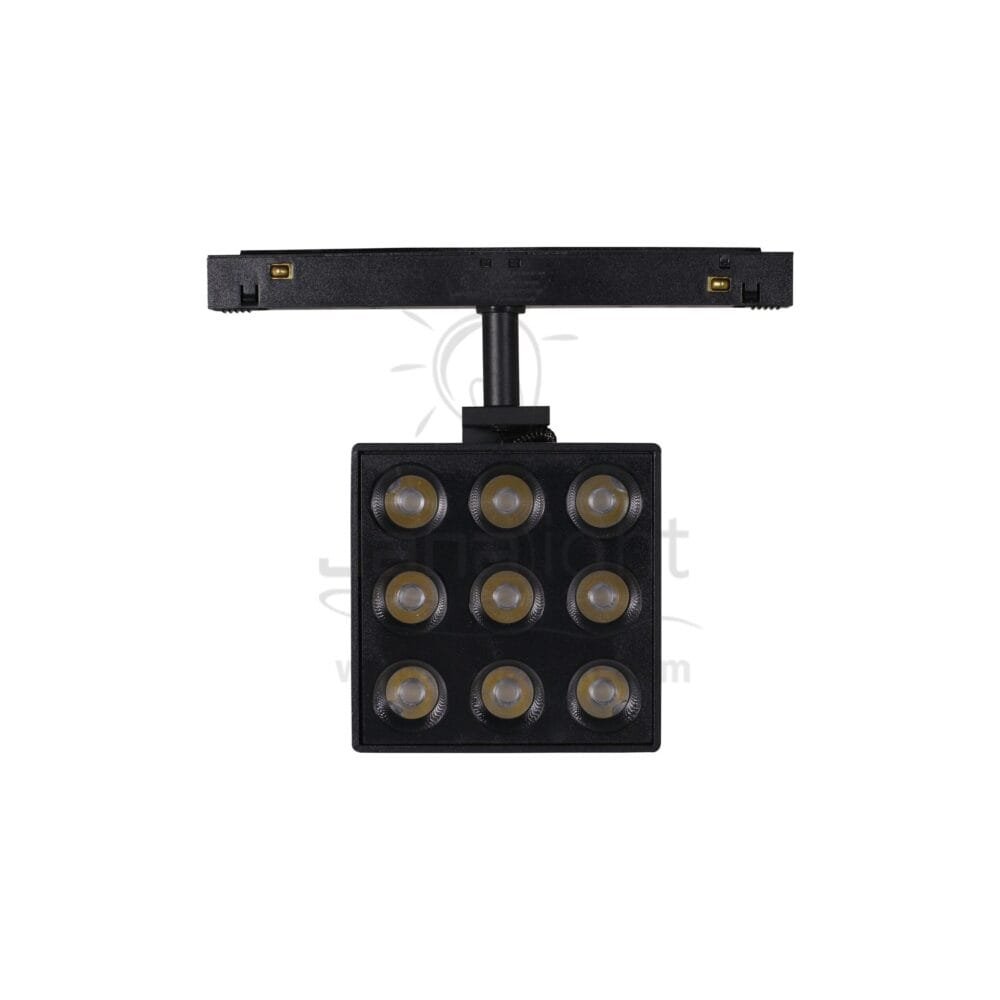 كشاف تراك لايت ماجنتك مربع 9 عدسة ابيض FN 704 جنى لايت magnetic track white FN-704