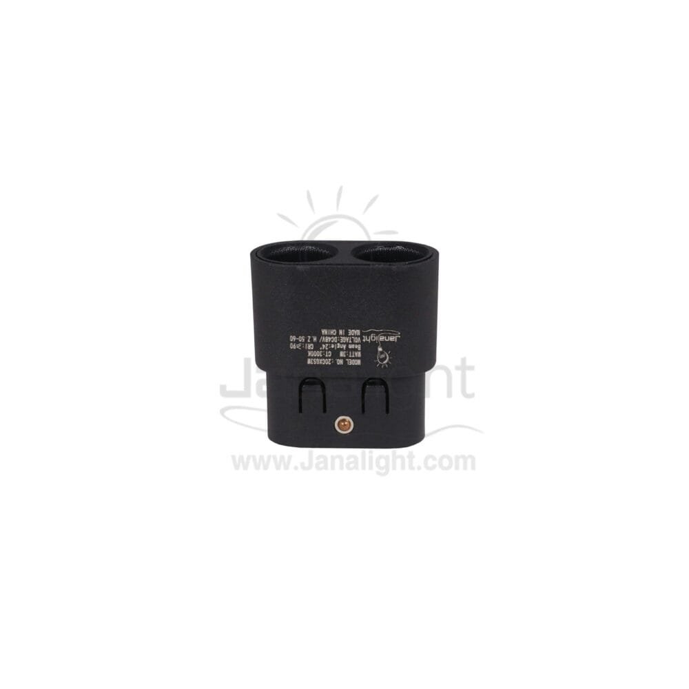 كشاف تراك لايت ماجنتك اسود مستطيل 2 عدسة 3 وات جنى لايت JN-738 وورم V-DC48 4.5سم magnetic track circular 3 watt warm warm