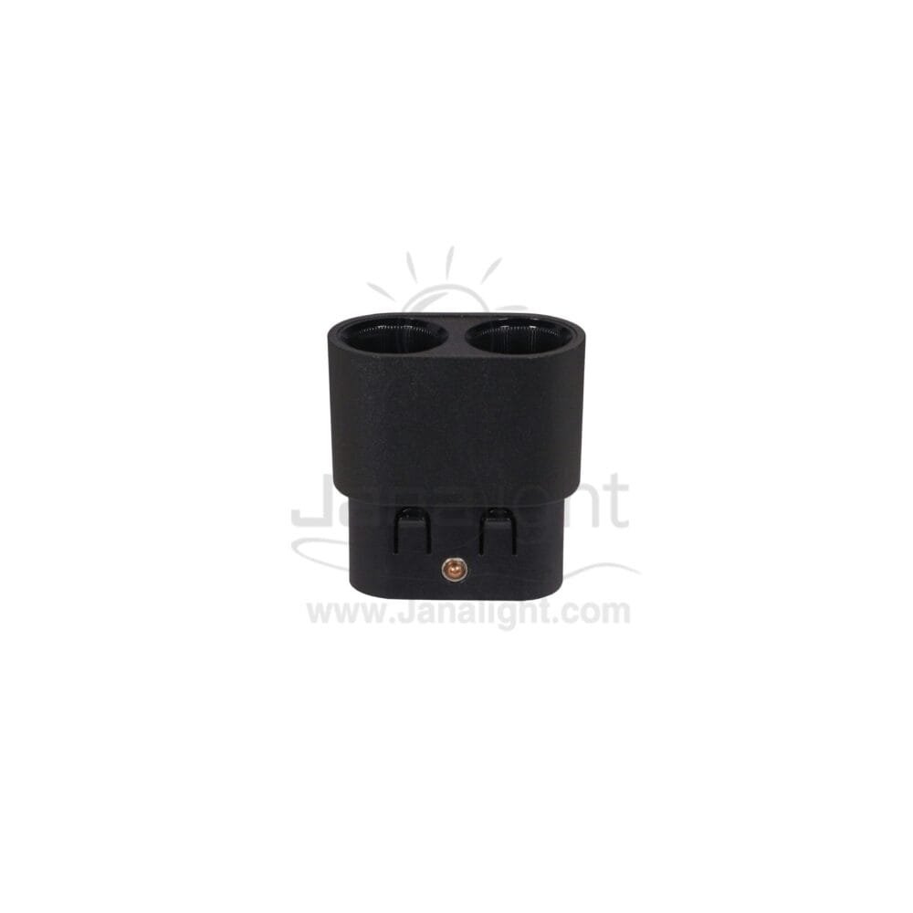 كشاف تراك لايت ماجنتك اسود مستطيل 2 عدسة 3 وات جنى لايت JN-738 ابيض V-DC48 4.5سم magnetic track circular 3 watt white warm