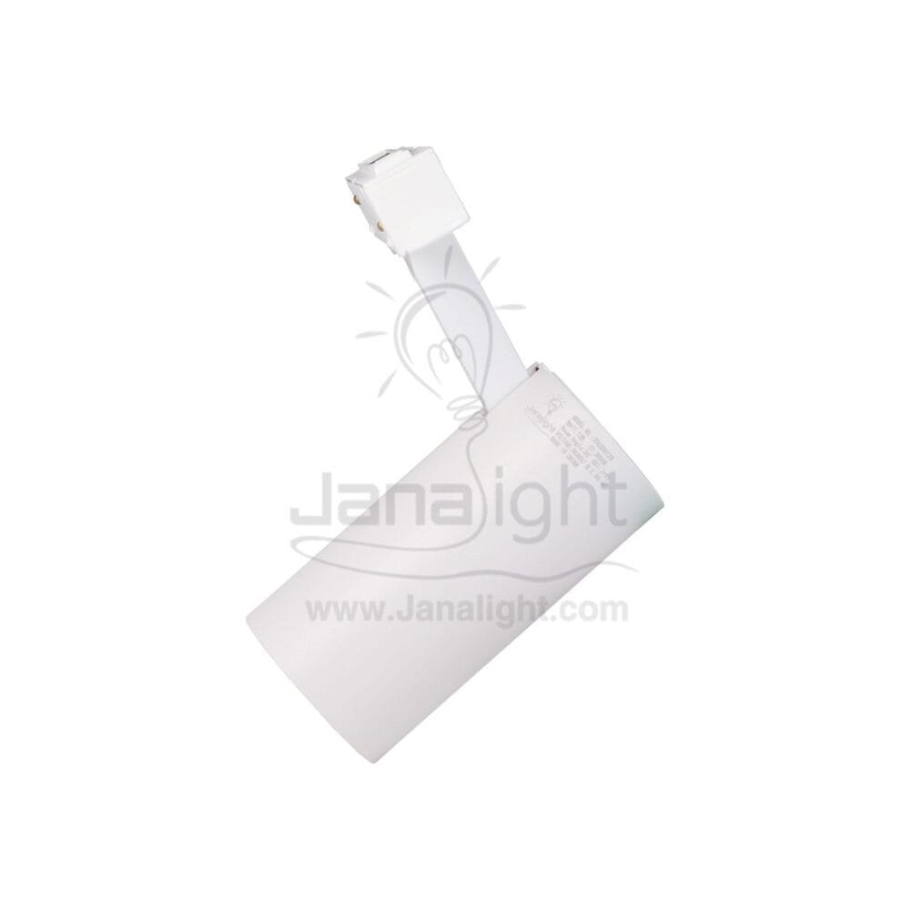 كشاف تراك لايت ماجنتك ابيض اسطواني 12وات عدسة V DC48 وورم JN 735 جنى لايت magnetic track spotlight cylindrical 12 watt white warm