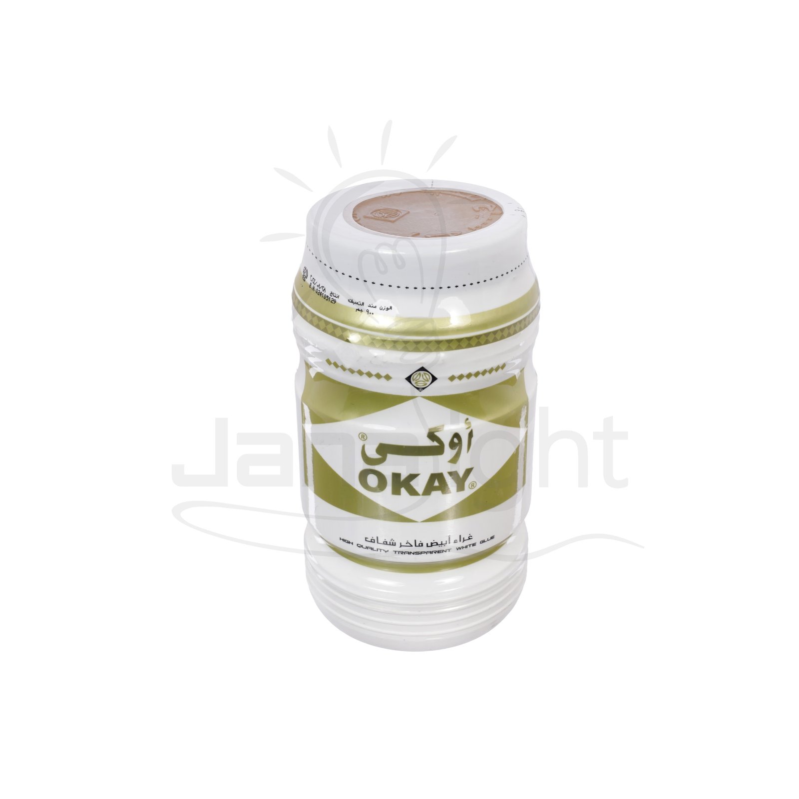 علبة كيلو 900غ غراء اوكي Okay Glue 900g, White
