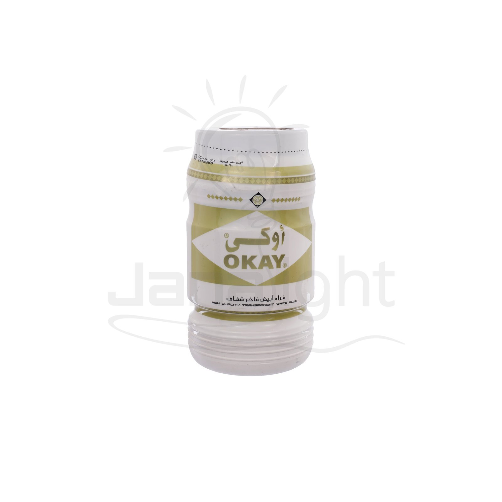 علبة كيلو 900غ غراء اوكي Okay Glue 900g, White