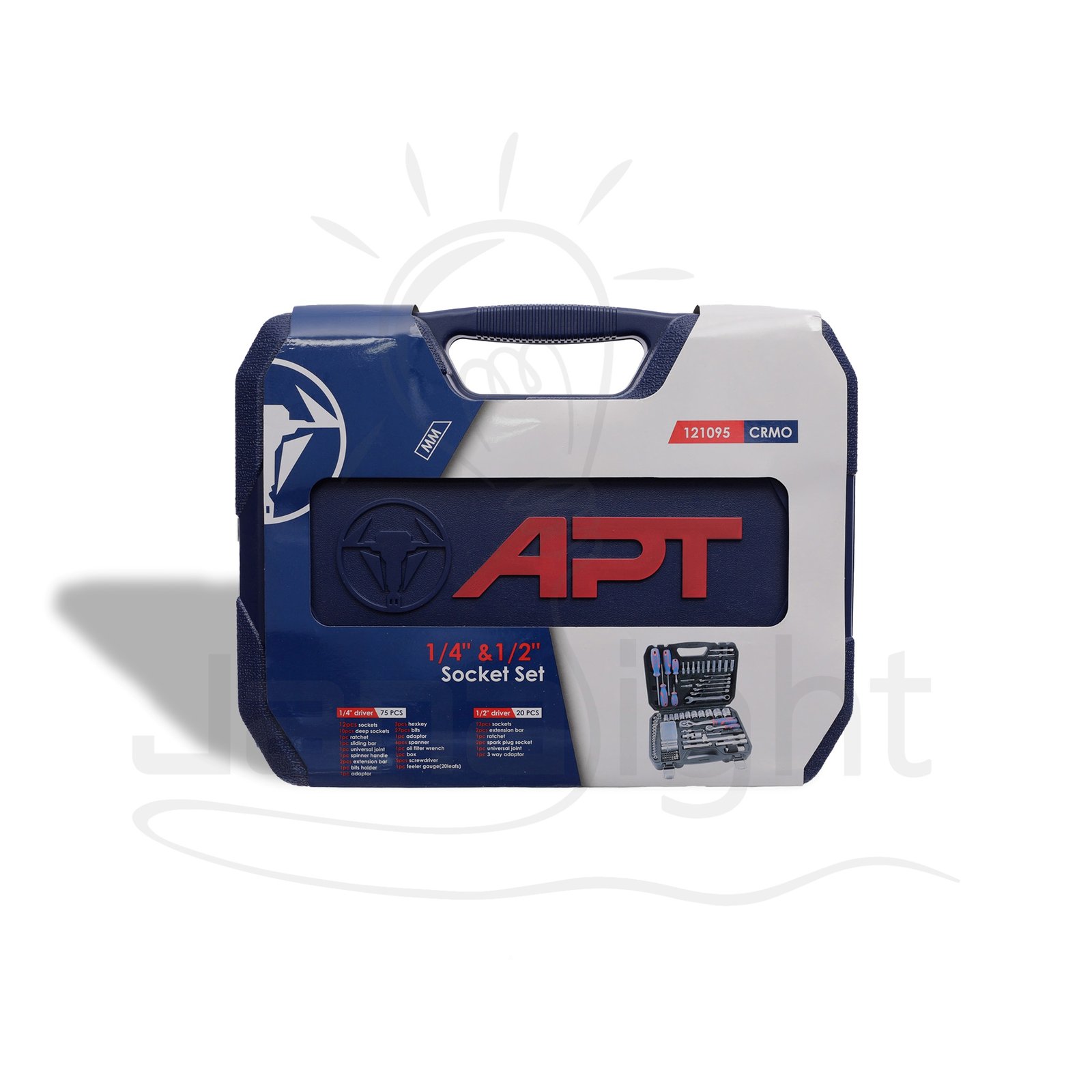 طقم لقم ومفكات 95 قطعة APTHT-Mech 121095 APTHT-Mech 121095 46-Piece Electronic Tool kit