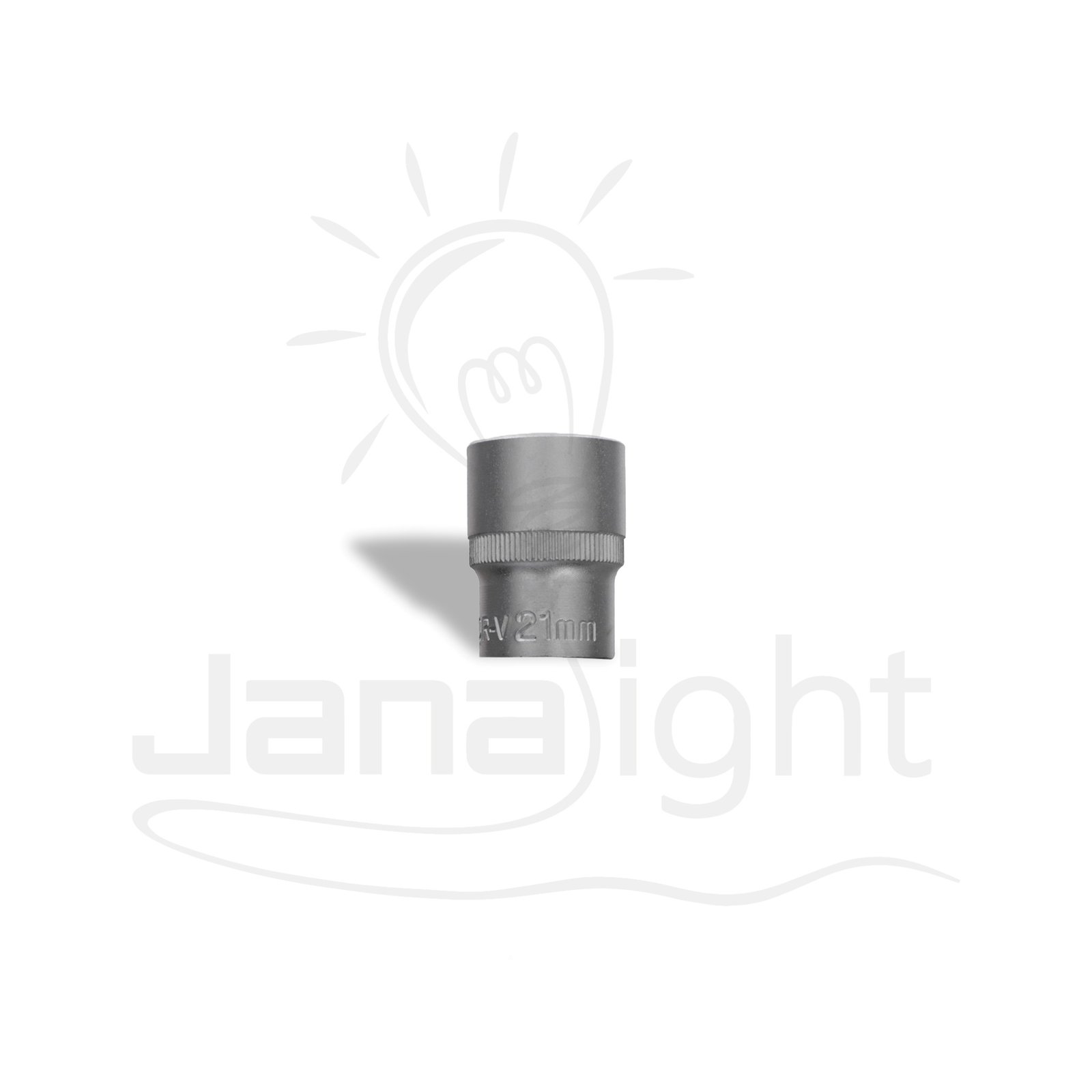 لقمة رباط مسدسه مربع 0.5 بوصة 21 مم APTHT-Mech CR-V 125021 APT 21mm CR-V Impact Socket –1/2 inch Square Drive