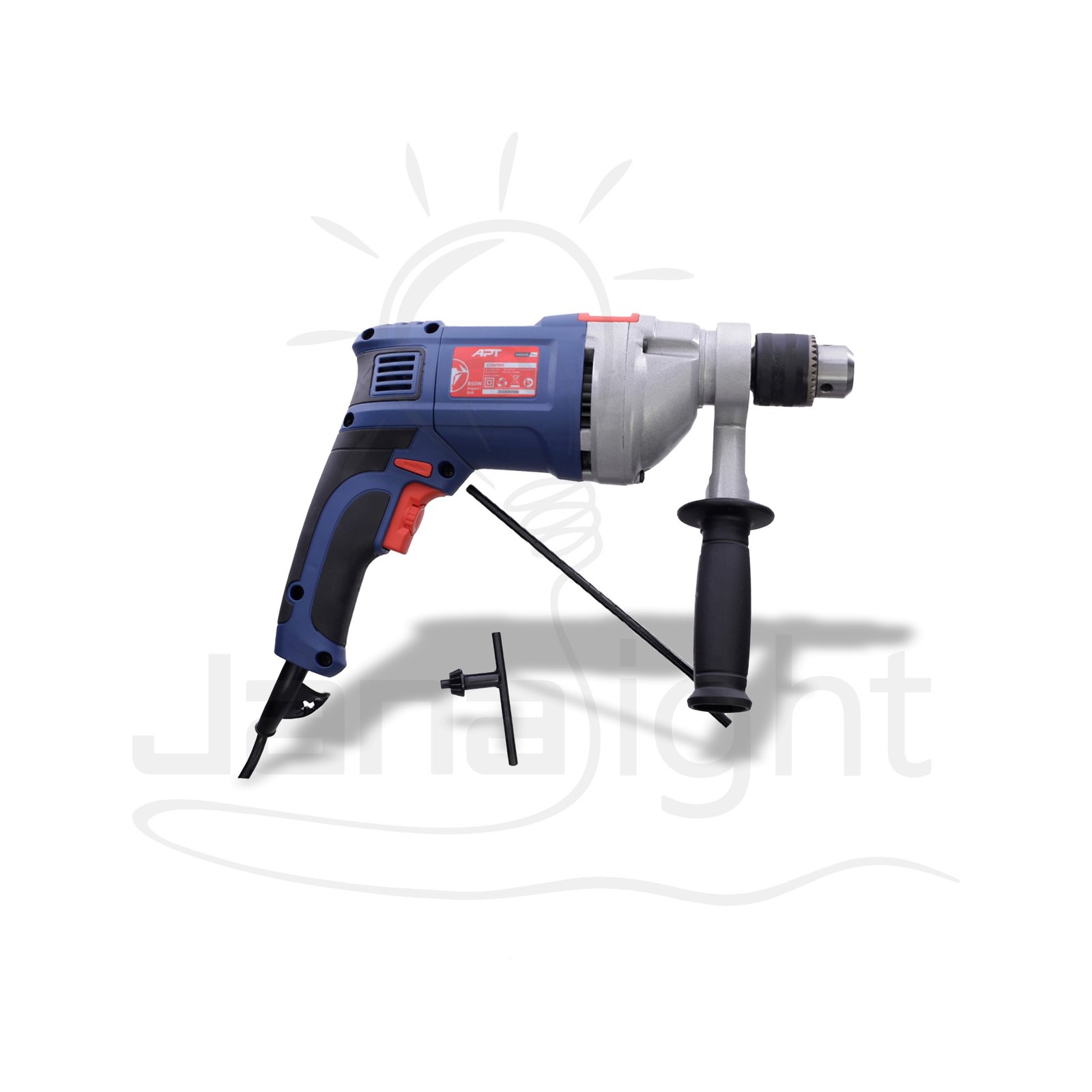 شنيور 13 مم معدن دقاق الكتروني يمين-شمال 850 واط APT-DW02655 850W Electric Hammer Drill-13mm Chuck F/R Electronic Control APT-DW02655