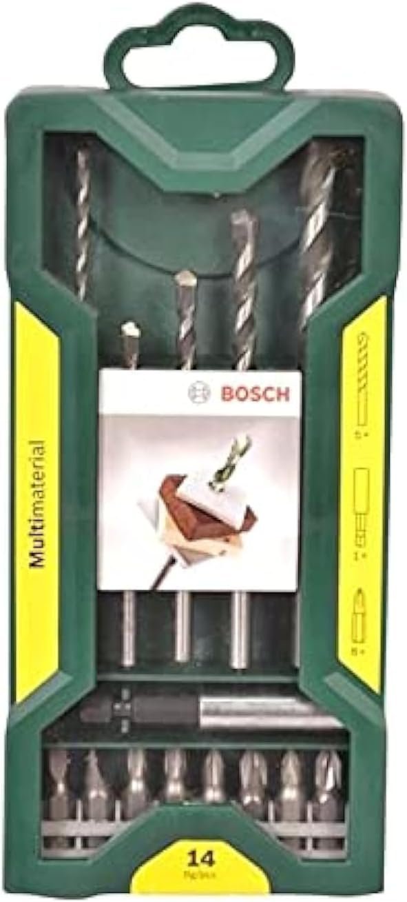طقم لقم + بنطة شنيور 14 قطعة P2607.017.161 بوش Drill bit + rotary tool bit set 14-piece P2607.017.161 Bosch
