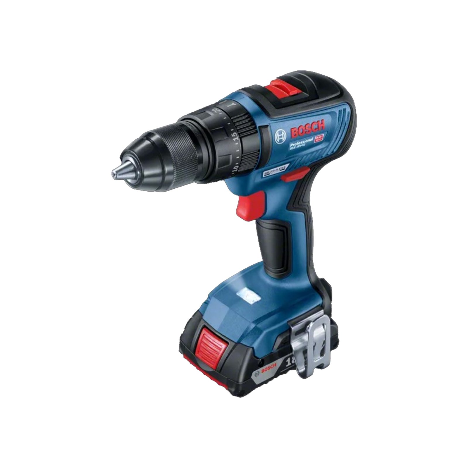شنيور عادة ودقاق بطارية ظرف معدني أوتوماتيك 1.5 / 13 مم BOCSH 06019H5100 Cordless impact drill GSB 18V-50