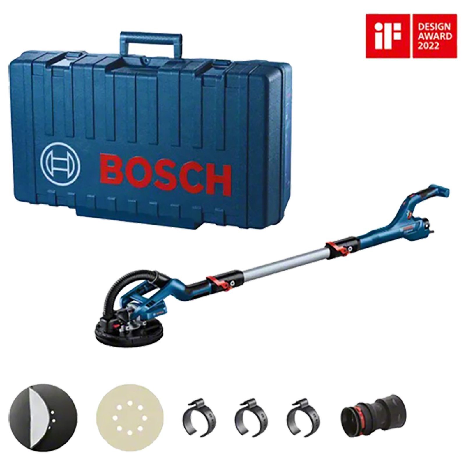 صنفرة حوائط 9 بوصة 550 وات BOSCH 06017D40K0 Wall Sander 9 inch 550W BOSCH-06017D40K0