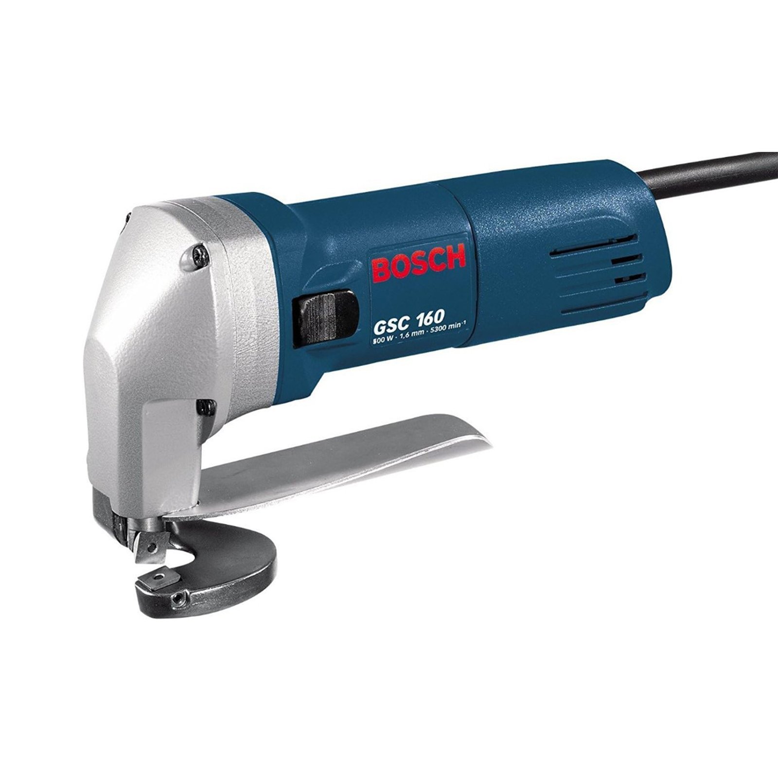 مقص صاج شرائح 3.5 مم 750 وات قدرة القطع في الفولاذ 400 نيوتن بالمل مربع بحد أقصى 1.6 مم BOSCH 0601500500 Metal Shear 750W Max Cut in Steel 1.6 mm BOSCH-0601500500