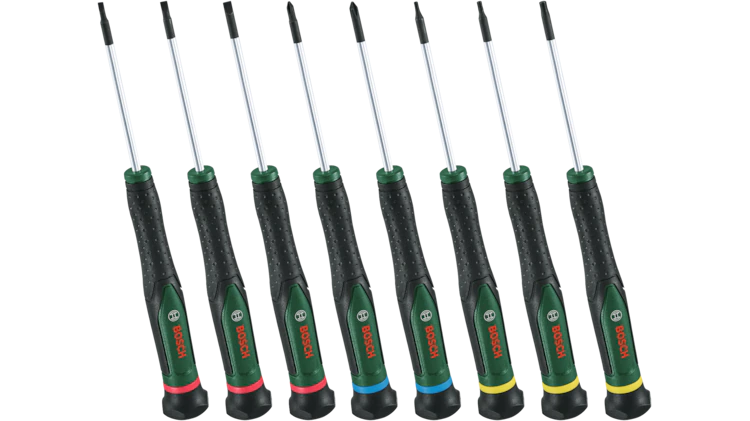 بوش طقم مفكات براغي دقيقة من بوش مكون من 8 قطع BOSCH 1600A02Z9M - الصورة 4