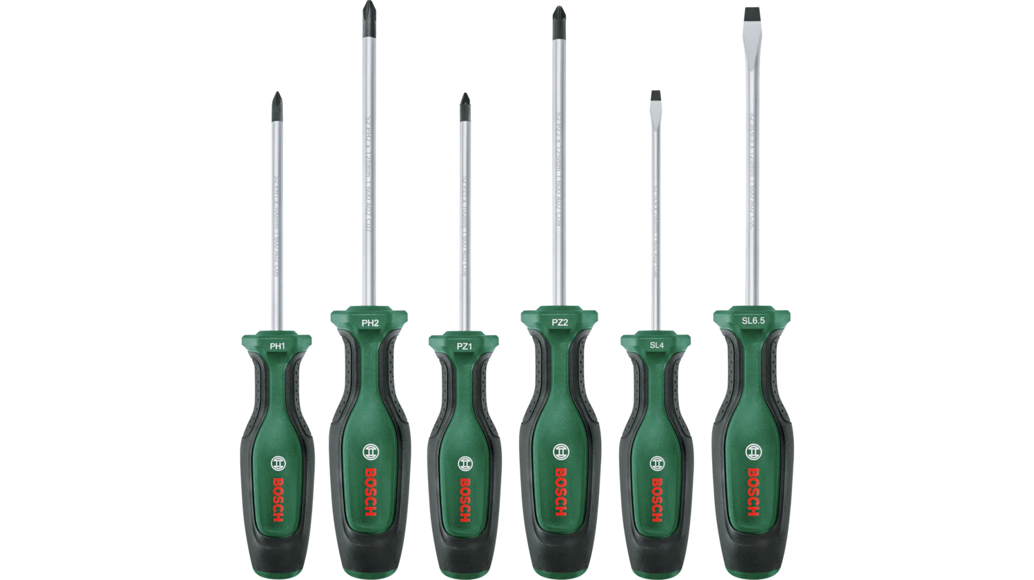 بوش طقم مفكات صليبة 6 قطع BOSCH 1600A02BX7 - الصورة 3