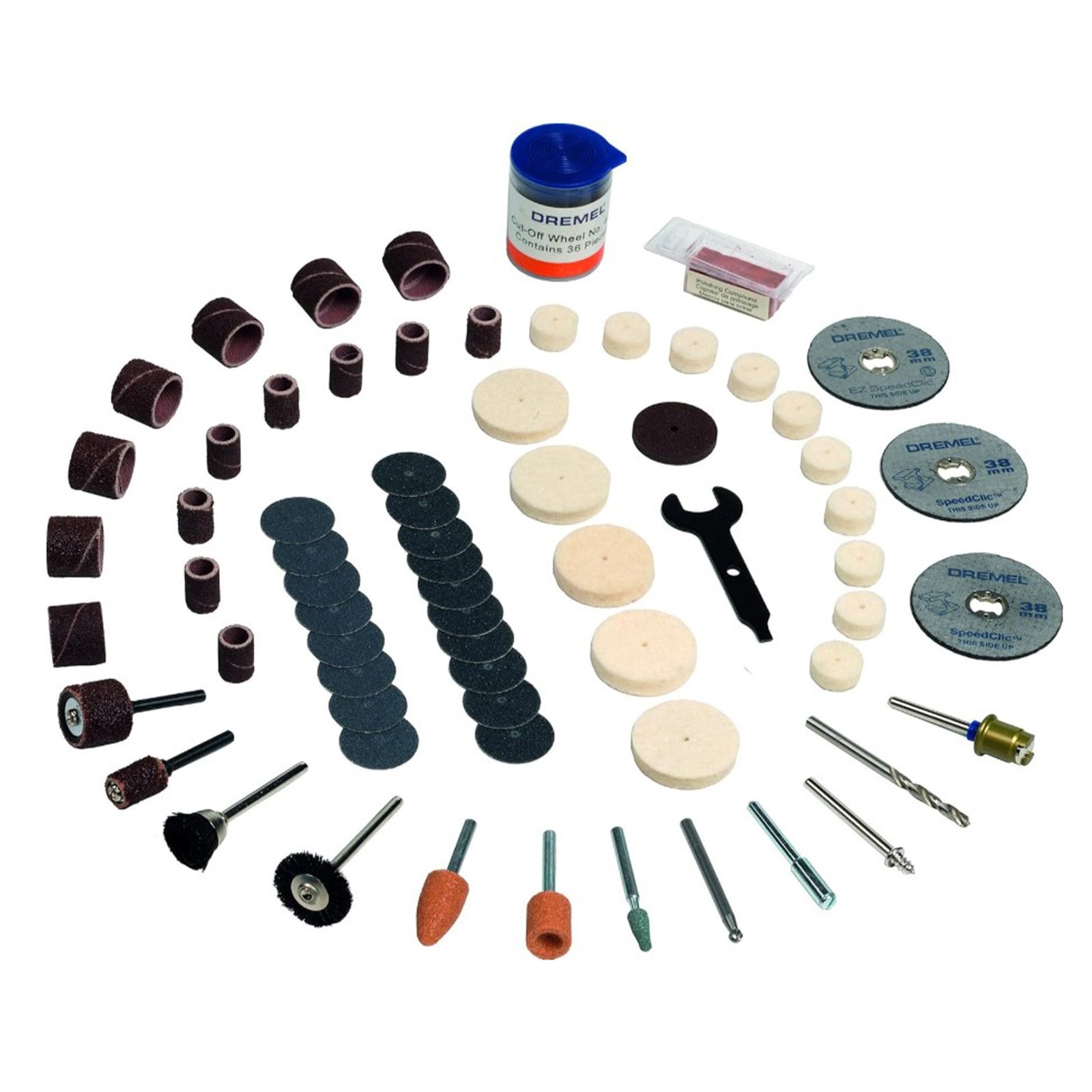 طقم الملحقات التركيبية متعددة الأغراض 100 قطعة Bosch 2615S723JA Multi-Purpose Assembly Accessories Set 100 Pieces Bosch 2615S723JA