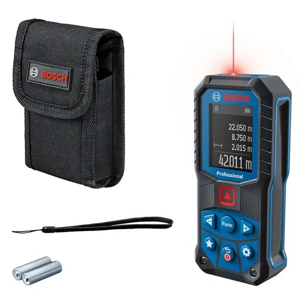 جهاز قياس مسافات حتى 50 متر ليزر احمر P 0601.072.S00 بوش Bosch 50m Laser Measure (Red Laser) - P0601072S00