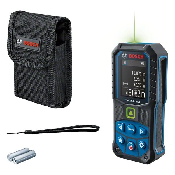 جهاز قياس مسافات حتى 50 متر ليزر اخضر P 0601.072.V00 بوش Bosch 50m Laser Measure (Green Laser) - P0601072V00