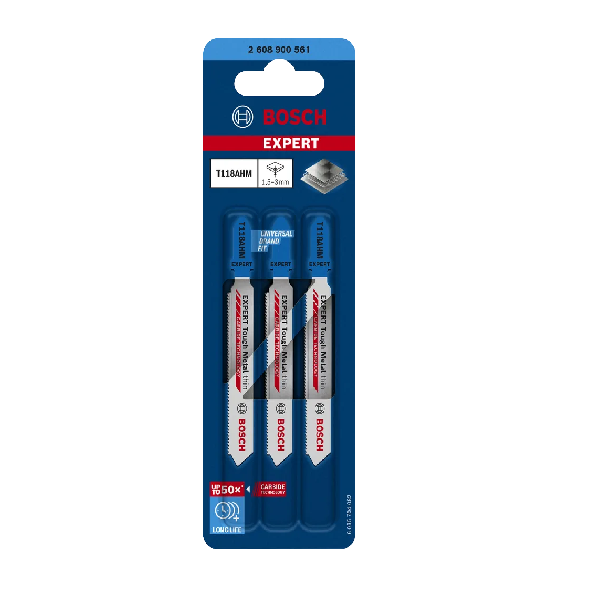 سلاح منشار أركيت للاستانلس ستيل T118 AHM EXPERT - 3 قطع - بوش - الصورة 6