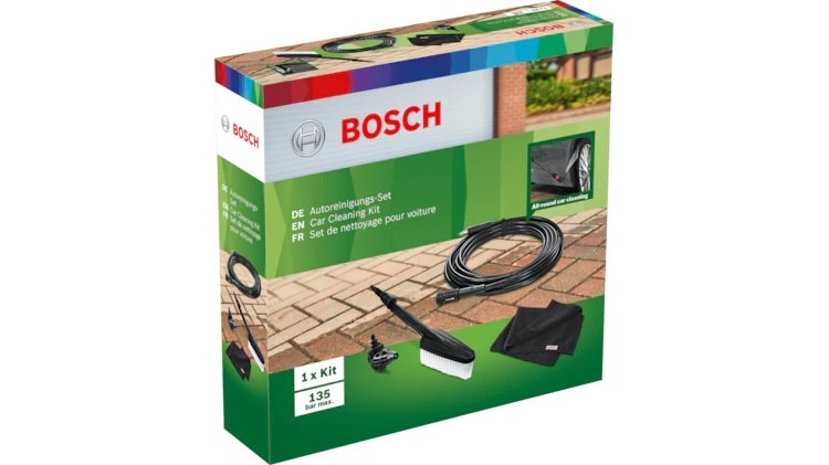 طقم تنظيف السيارات 135 بار لغسالات الضغط - بوش Bosch Car Cleaning Kit 135 Bar Pressure Washer Accessory