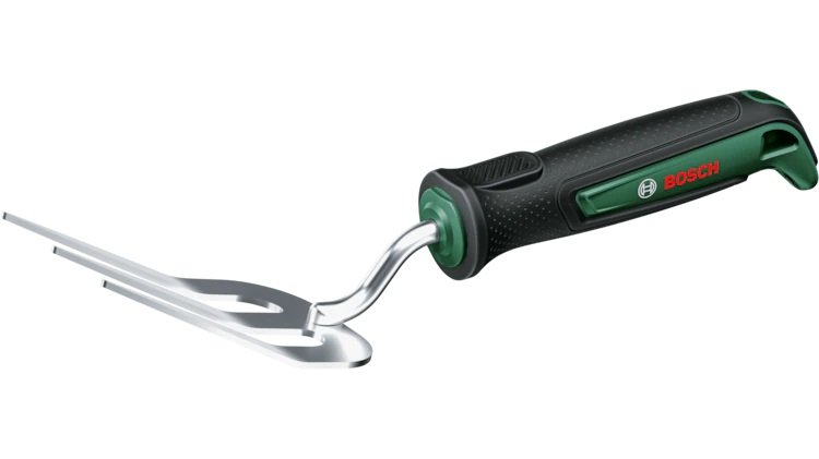 شوكة يدوية تستخدم لتقليب التربة الخفيفة وإزالة الأعشاب الضارة P06008B5400 بوش Bosch Hand Fork — For Turning Light Soil, Uprooting Weeds & Loosening Ground