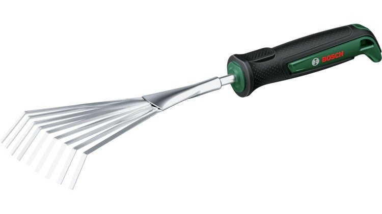 مشط يدوي للتنعيم التربة وإزالة الحشائش والأحجار الصغيرة P06008B5600 بوش Bosch Garden Hand Rake — For Smoothing Soil, Weeding & Removing Small Stones
