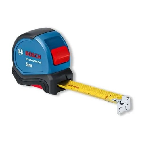 شريط قياس بوش 5 متر × 27 مم بخطاف مغناطيسي Bosch tape measure 5m x 27mm with magnetic hook