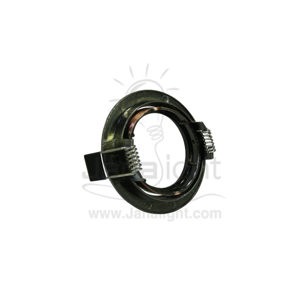 سبوت متحرك 7.5 سم مدور نحاسي pivoting copper round frame spotlight