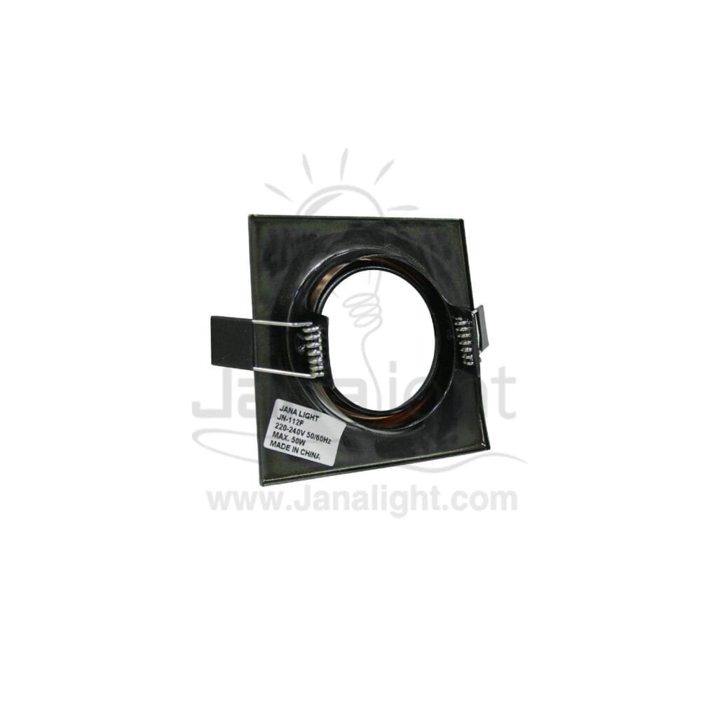 سبوت مربع متحرك 7.5 نحاسي pivoting bronze square frame spotlight