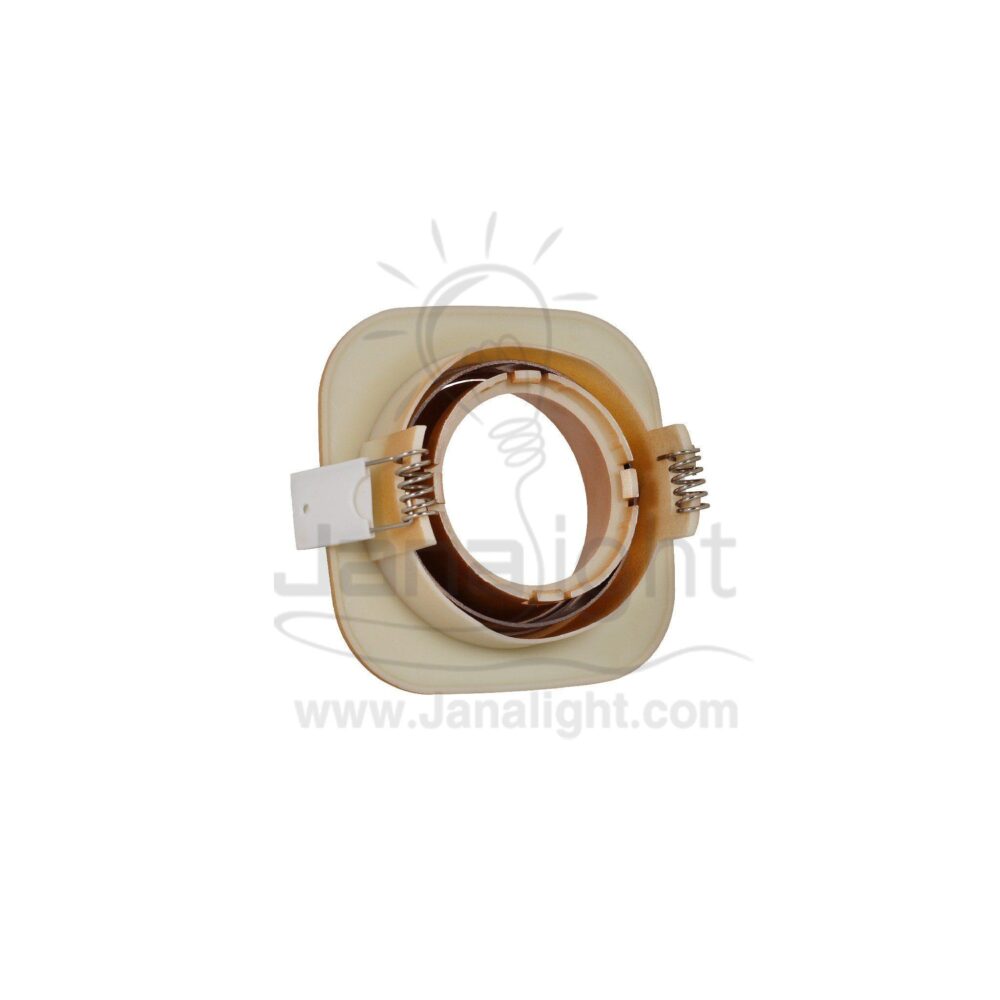 سبوت لايت مربع فارغ نحاسي مط - نحاسي لميع Square Matt Copper/Shiny Copper Bareeq SpotLight Frame