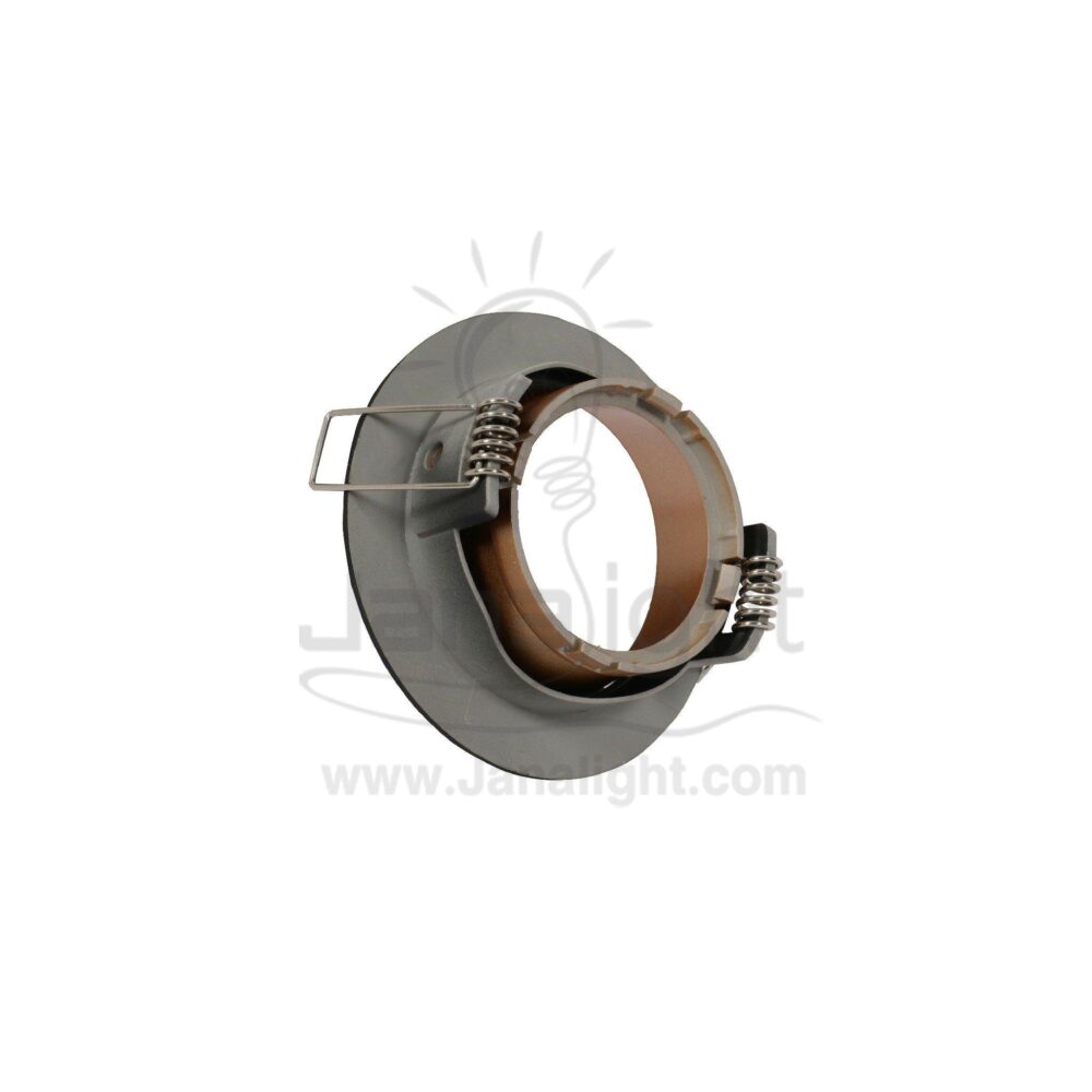 سبوت مدور متحرك فارغ ناعم كونو اسود نحاسي بريق BQ-02-18 Recessed round tiltable black and copper frame spotlight