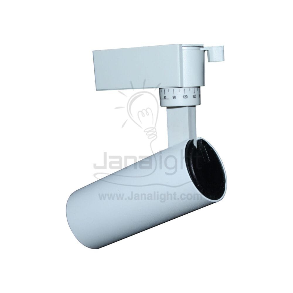 سبوت لايت تراك سبوت تراك 15 وات ابيض ابيض White White 15 Watt Track Light Spot
