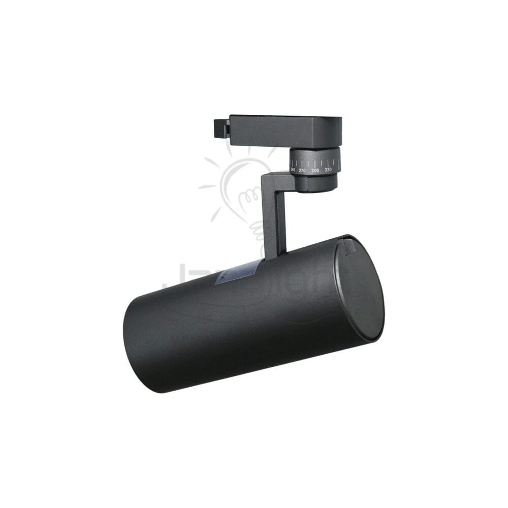 سبوت لايت تراك 20 وات رمادي وورم pivoting gray cob led track spot light, 20 watt