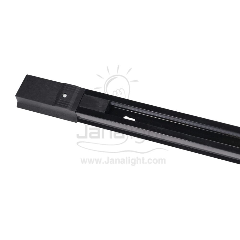 سبوت لايت تراك عود سبوتات تراك 1.5 متر اسود Black track light rail 1.5m