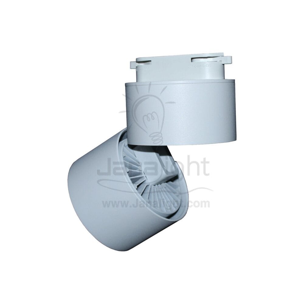 تراك سبوت لايت سلندر ابيض cob متحرك 20 وات وورم cylinder track light 20w warm