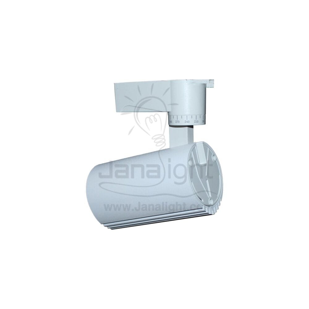 سبوت لايت تراك سبوت تراك 20 وات ابيض ابيض جنى لايتLS001 White White 20 Watt JANALIGHT Track Light Spot