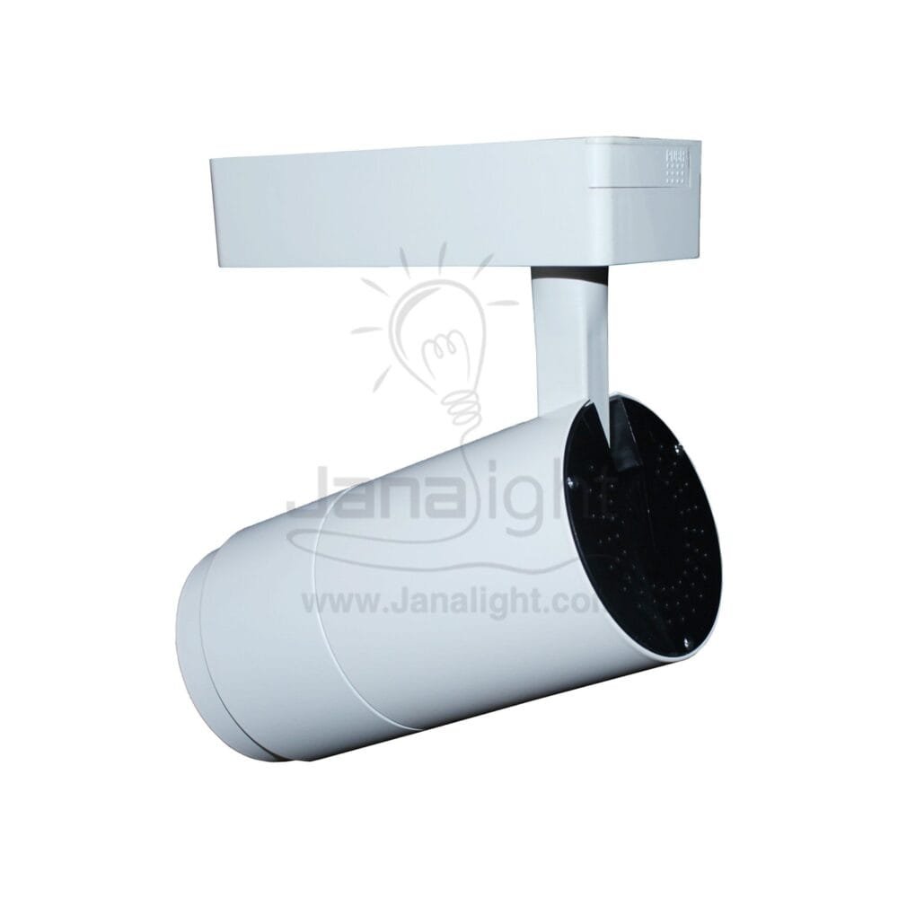 فريم سبوت تراك 30 وات عدسة زوم ابيض وورم جديد جنى لايت AT 09 ضمان 3 سنوات White Warm 30 Watt JANALIGHT Track Light Spot with zoom lense