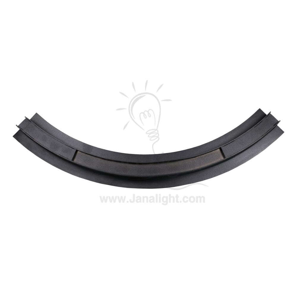 وصلة عود مجناتك لد كيرف 50سم داخل بشفة مخفية اسود GN 728 جنى لايت Track Magnetic Internal Profile GN-728