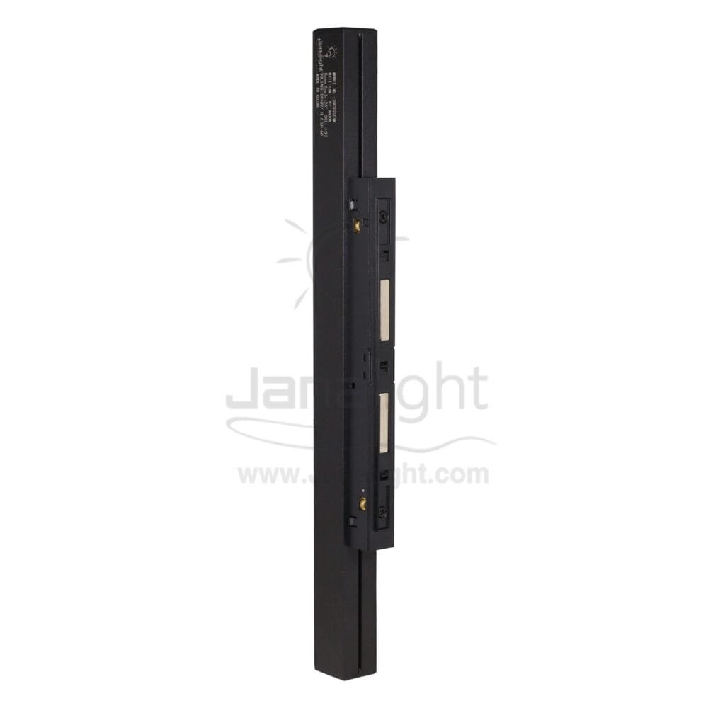 كشاف تراك لايت ماجنتك اسود مستطيل 18 عدسة جنى لايت JN-730 وورم V-DC48 18 وات 33 سم magnetic track spotlight cylindrical 18 watt black warm