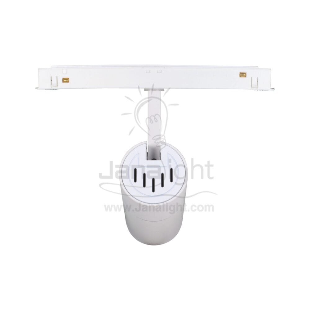 كشاف تراك لايت ماجنتك ابيض اسطواني 18وات عدسة V DC48 كول JN 736 جنى لايت magnetic track spotlight cylindrical 18 watt white cool