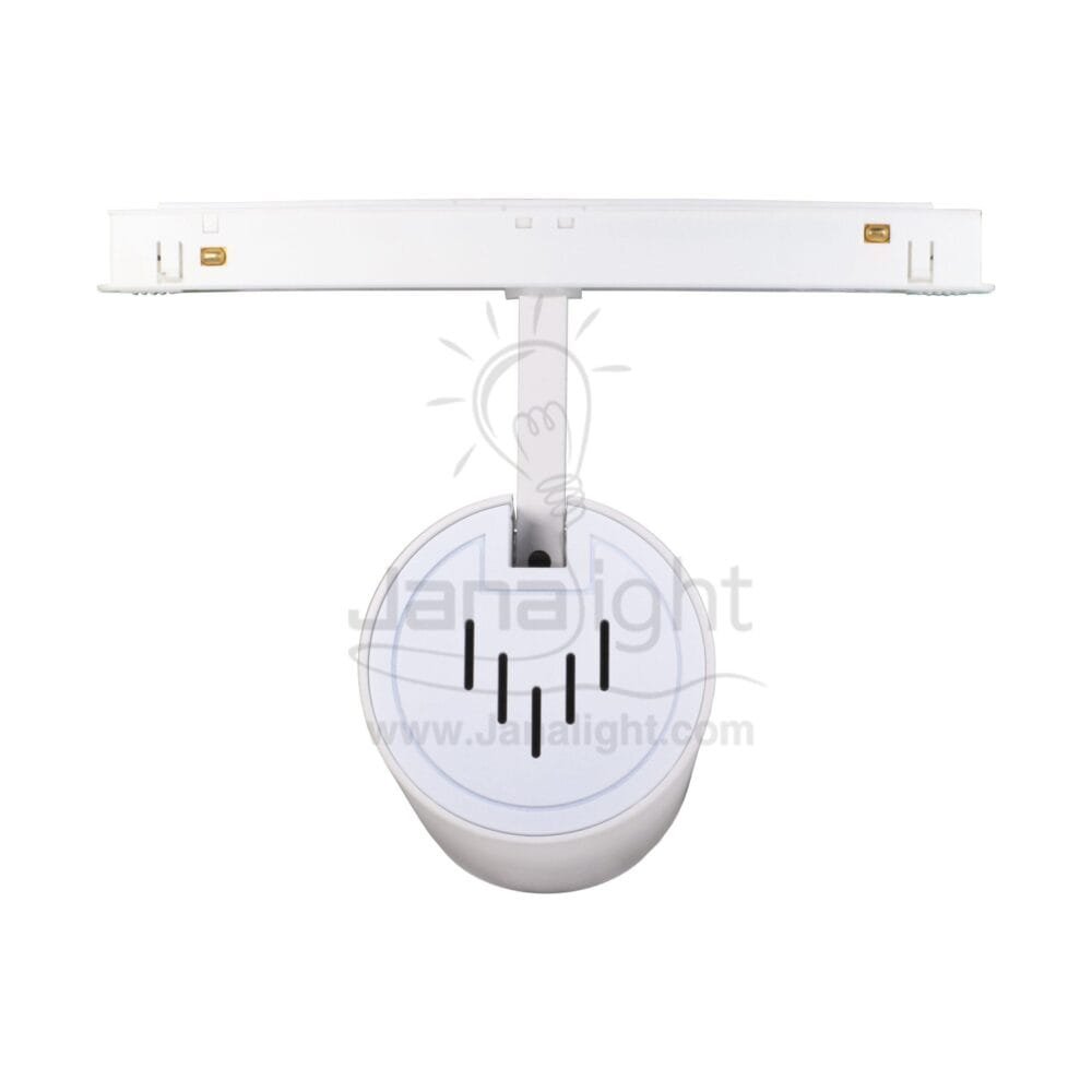 كشاف تراك لايت ماجنتك ابيض اسطواني 25وات عدسة V DC48 كول JN 737 جنى لايت magnetic track spotlight cylindrical 25 watt white cool