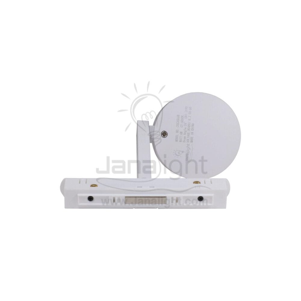 كشاف تراك لايت ماجنتك ابيض دائري عدسات 6وات 6عدسة V DC48 ابيض JN 733 جنى لايت magnetic track circular 6 watt white white
