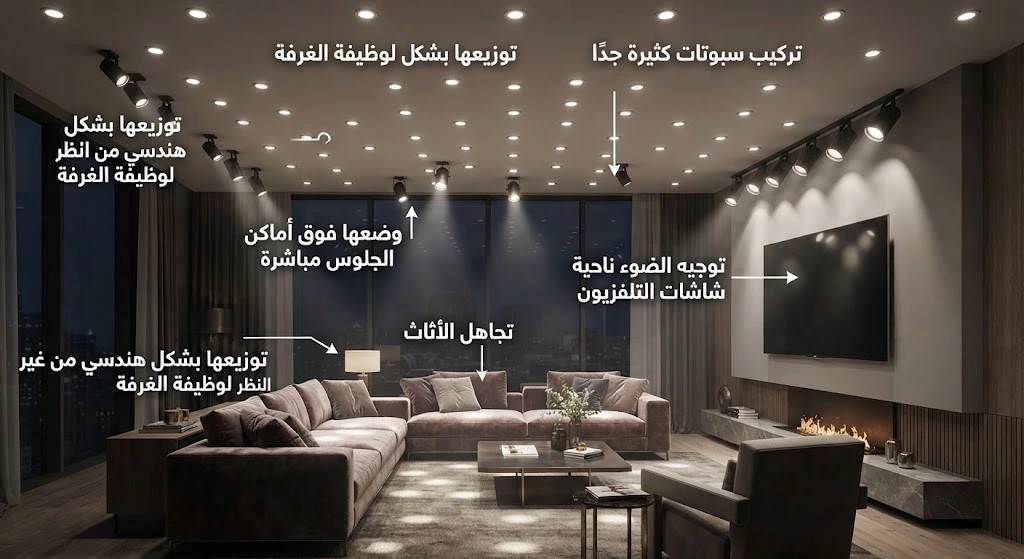 أفضل إضاءة للأسقف الحديثة: دليل شامل لاختيار الإضاءة التي تمنح منزلك لمسة عصرية 2