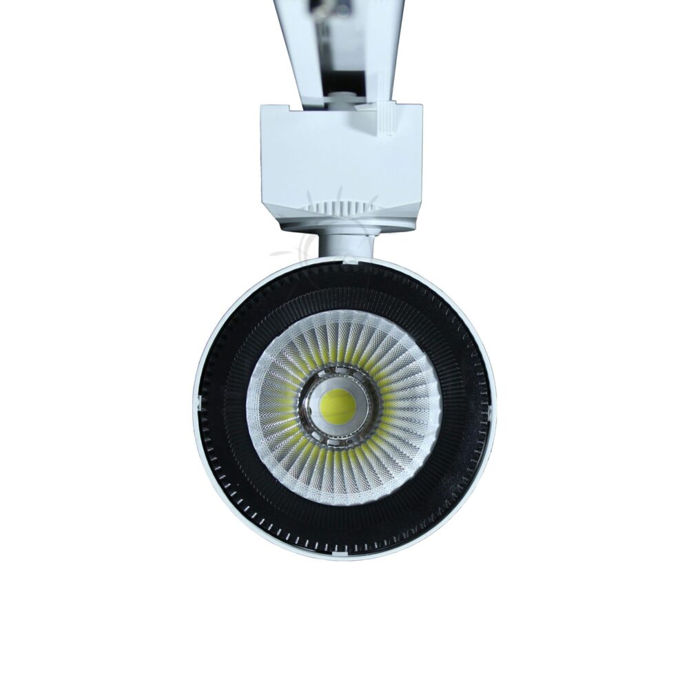 فريم سبوت تراك 30 وات ابيض ابيض بريق BQ19-16 White White 30 Watt Bareeq Track Light Spot