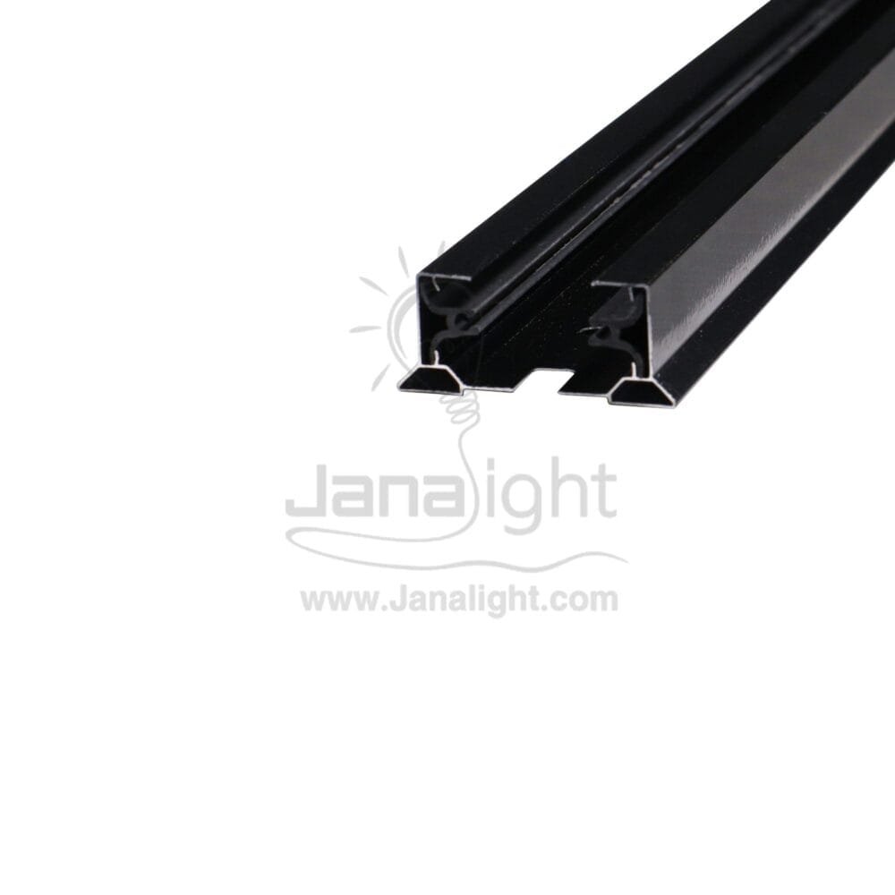 سبوت لايت تراك عود سبوتات تراك 1 متر اسود Black track light rail 1m