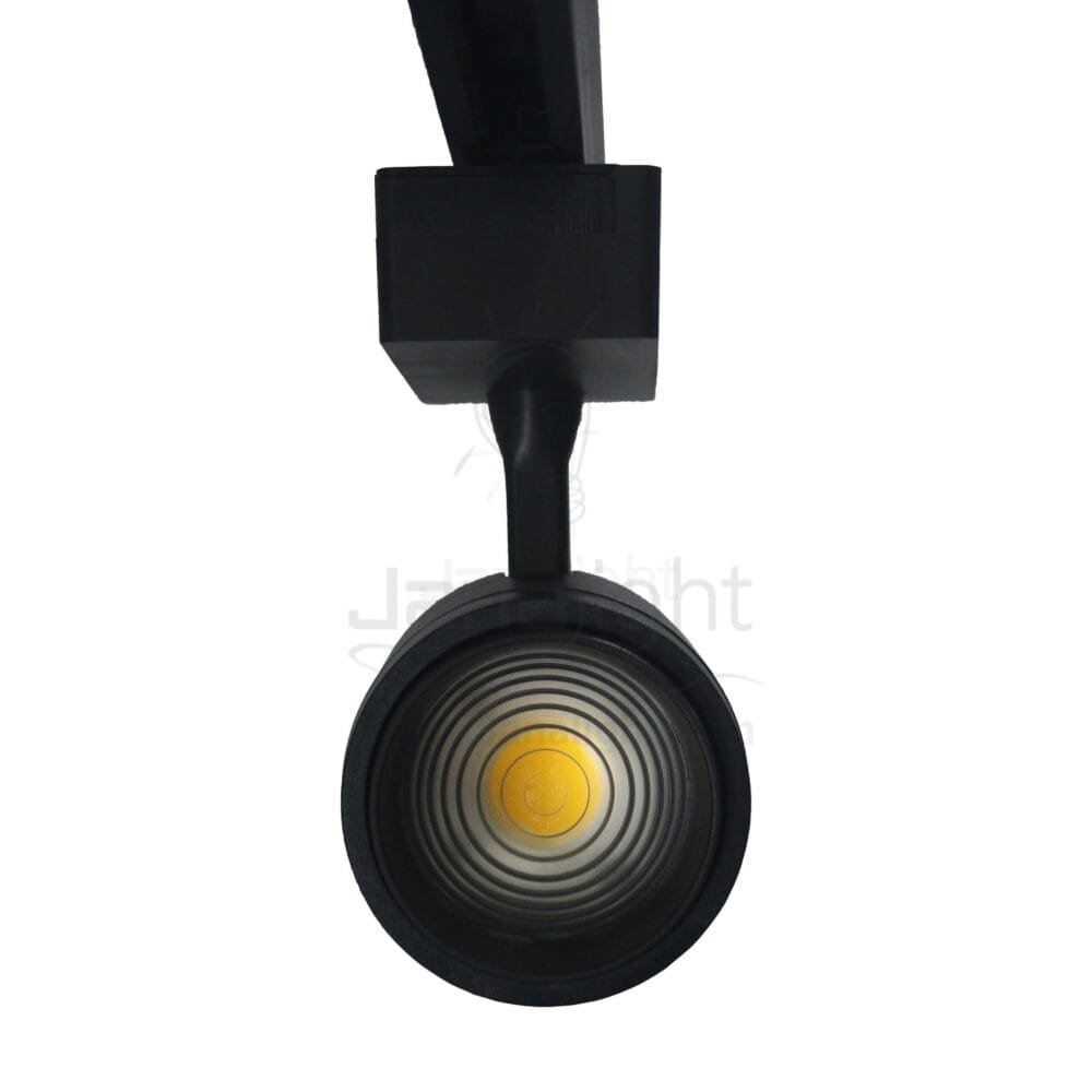 فريم سبوت تراك 30 وات عدسة زوم اسود وورم جنى لايت 109 Black Warm 30 Watt JANALIGHT Track Light Spot with zoom lense