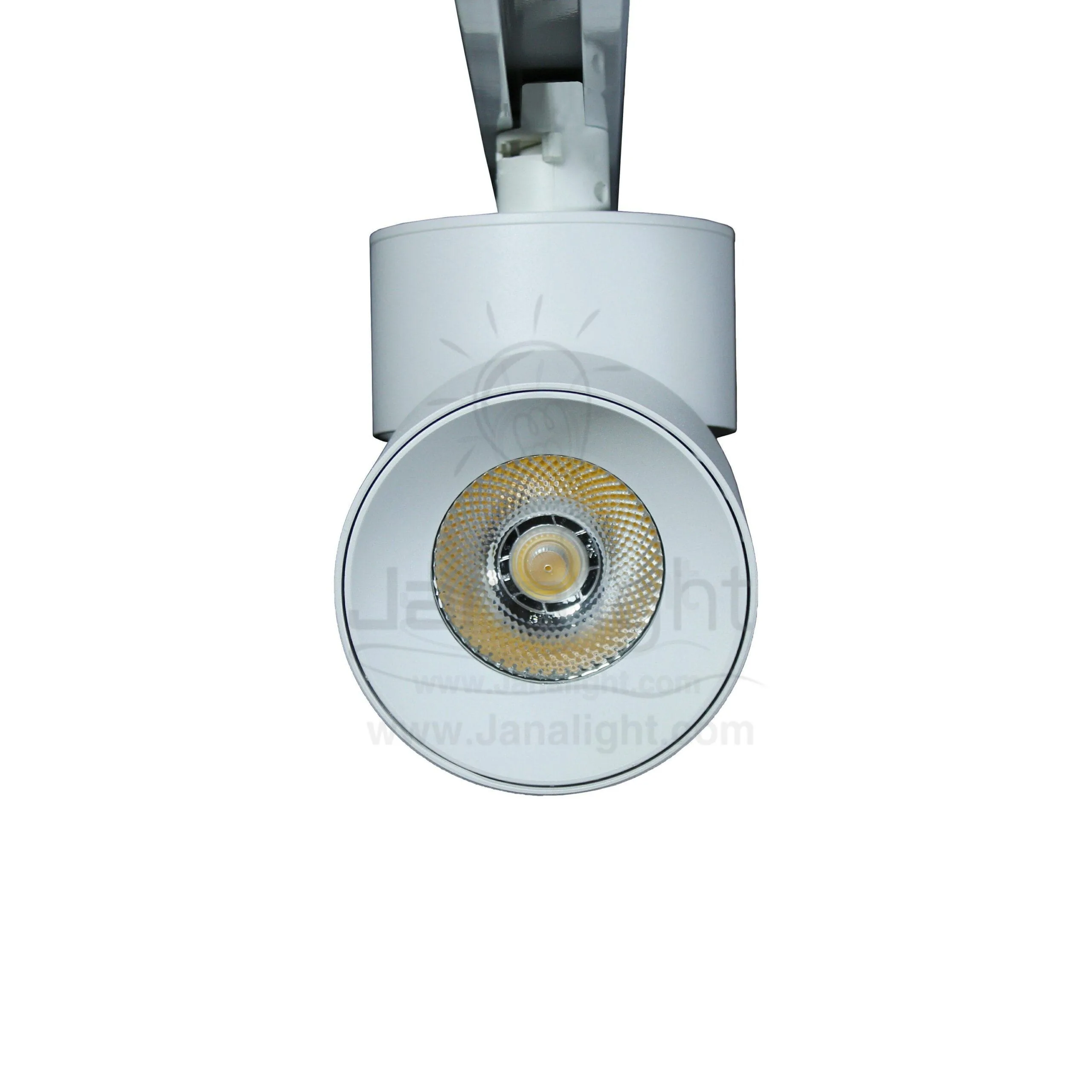 تراك سبوت لايت سلندر ابيض Cob متحرك 20 وات وورم Cylinder Track Light 20W Warm