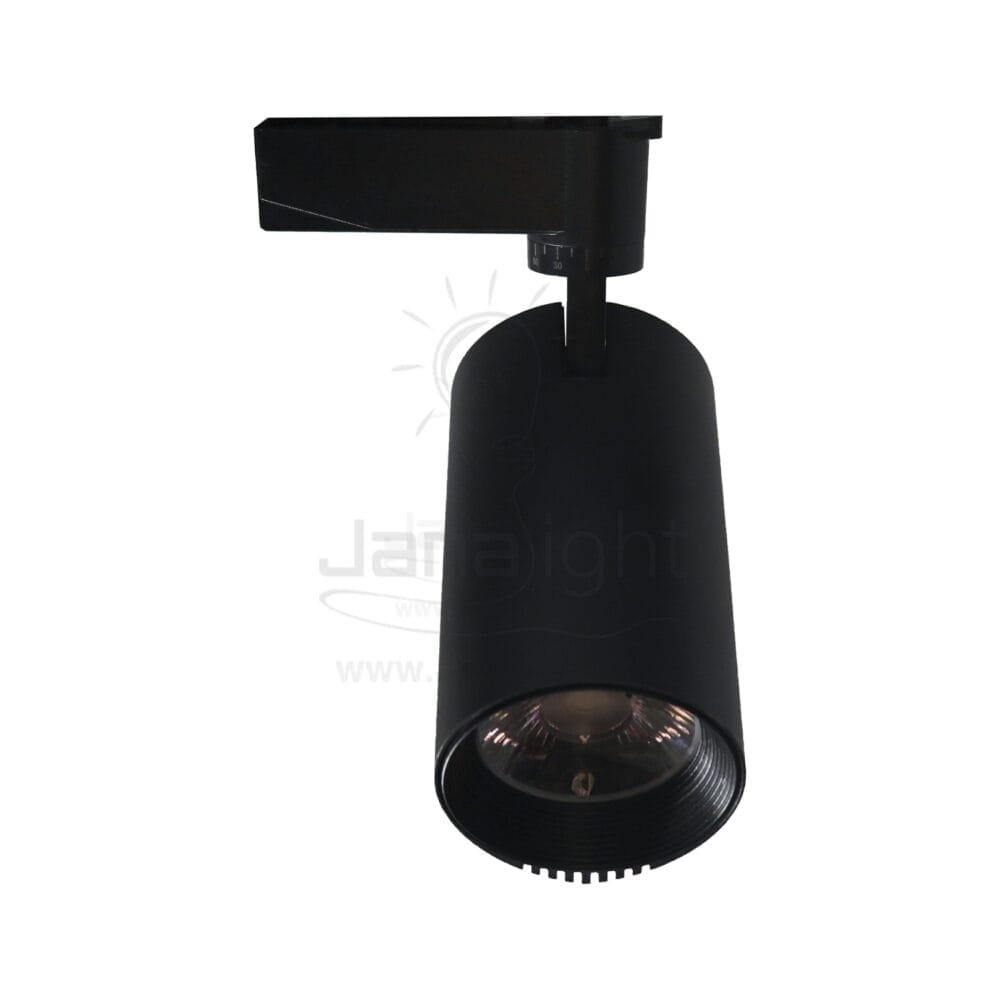 سبوت لايت تراك سبوت تراك 40 وات اسود وورم جنى لايتLS001 Black Warm 40 Watt JANALIGHT Track Light Spot