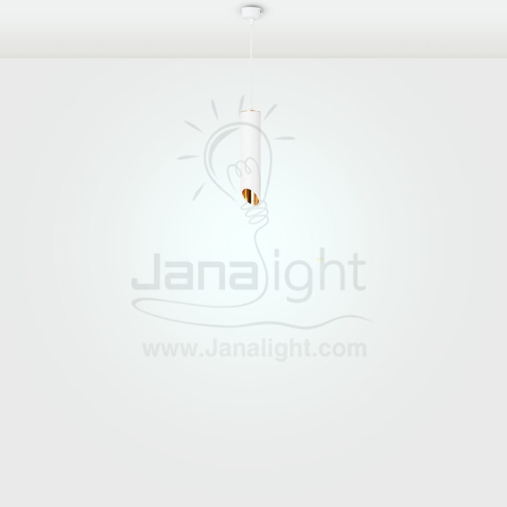 دلاية سلندر ابيض داخل ذهبي شكل مشطوف فارغ white cylinder pendant with a golden interior empty beveled shape