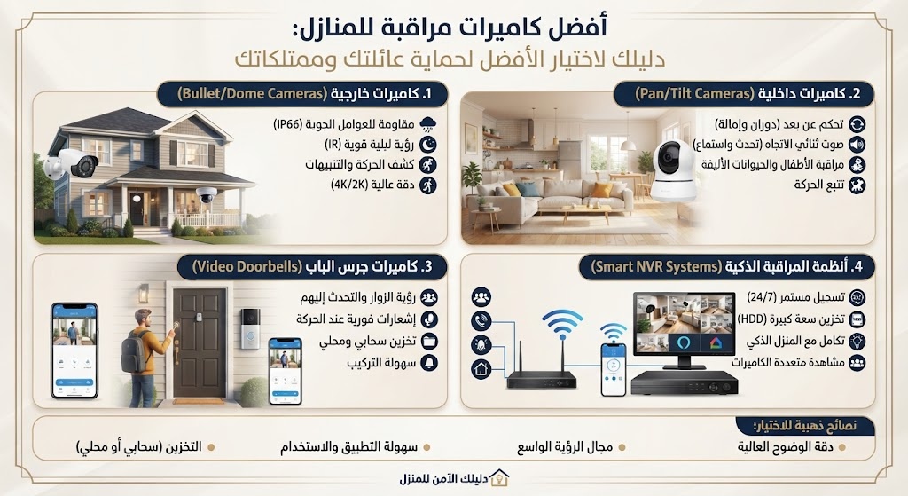 أفضل كاميرات مراقبة للمنازل